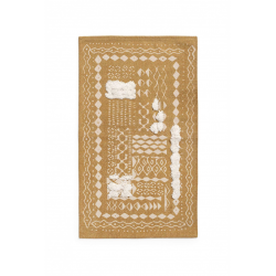 سجادة باللون الأصفر الخردلي قياس 60 * 90 سم 