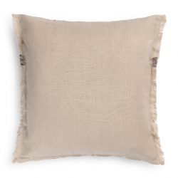 وسادة لون بيج وأسود قياس 60 * 60 سم