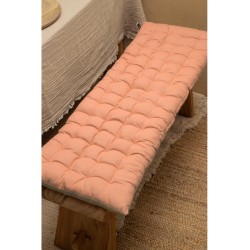 وسادة مقعد لون مرجاني  , قياس 40 * 120 * 4 سم