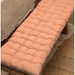 وسادة مقعد لون مرجاني  , قياس 40 * 120 * 4 سم