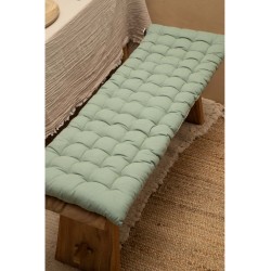 وسادة مقعد لون أخضر , قياس 40 * 120 * 4 سم