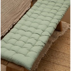 وسادة مقعد لون أخضر , قياس 40 * 120 * 4 سم