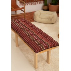 وسادة مقعد متعددة الألوان , قياس 40 * 120 * 4 سم