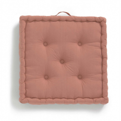 وسادة أرضية لون مرجاني قياس 60 * 60 * 13 سم