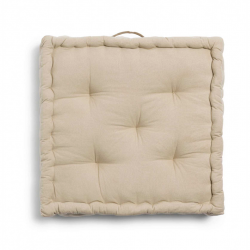 وسادة أرضية لون كتاني قياس 60 * 60 *13 سم