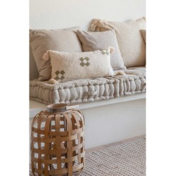 وسادة أرضية لون كتاني قياس 60 * 60 *13 سم