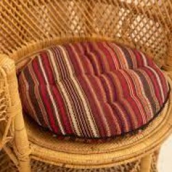 وسادة كرسي دائريةمتعددة الألوان قياس 40 * 4 سم