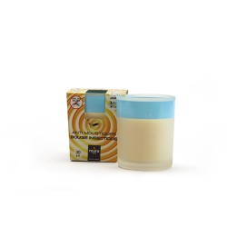 شمعة زجاجية لون أزرق مكافحة للحشرات