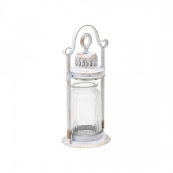 فانوس تصميم عتيق لون أبيض