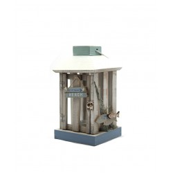 فانوس خشبي تصميم بحري 