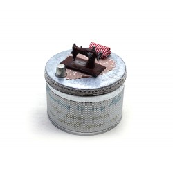 صندوق اسطواني  لادوات خياطة