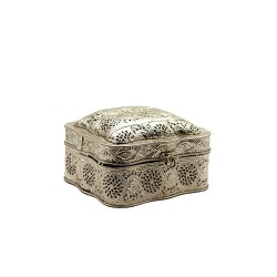 صندوق ديكوري فضي 