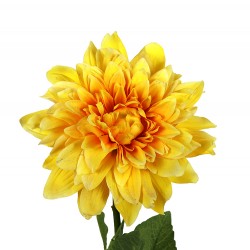 وردة صناعية لون أصفر 60