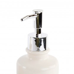 موزع صابون يدوي  للحمام  مصنوعه من السيراميك عدد 1 قياس 7X20