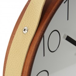 ساعة حائط من الخشب 32*4.5*53