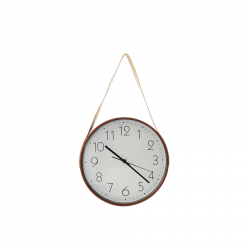 ساعة حائط من الخشب 32*4.5*53