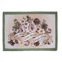 سجادة من القطن على شكل الزهور الوردية قياس 120 * 180 