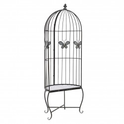 جلسة من المعدن لون اسود 72*40*185