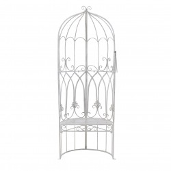 جلسة من المعدن لون ابيض 190*46*68