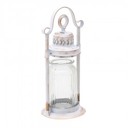 فانوس زجاج تصميم معتق 