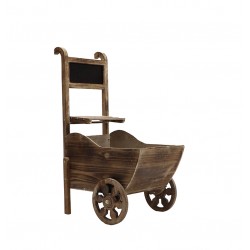 عربة خشبية