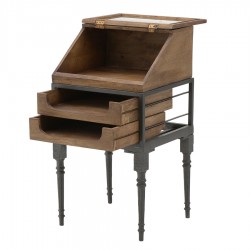 خزانة عرض خشبي مع أدراج 49.5 * 46 * 94 