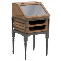 خزانة عرض خشبي مع أدراج 49.5 * 46 * 94 