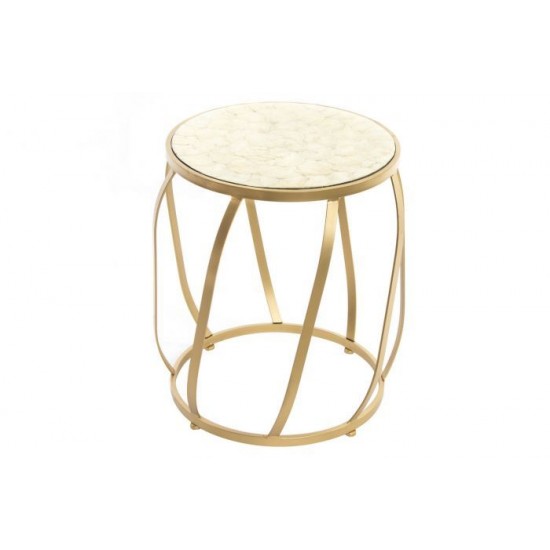 Gold Side Table Mb 137876