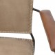LEATHER/METALLIC 2 SEATER SOFA WHITE/BROWN 128*67*74/44 LEATHER/METALLIC 2 SEATER SOFA WHITE/BROWN 128*67*74/44