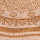 Circular rug rug brown