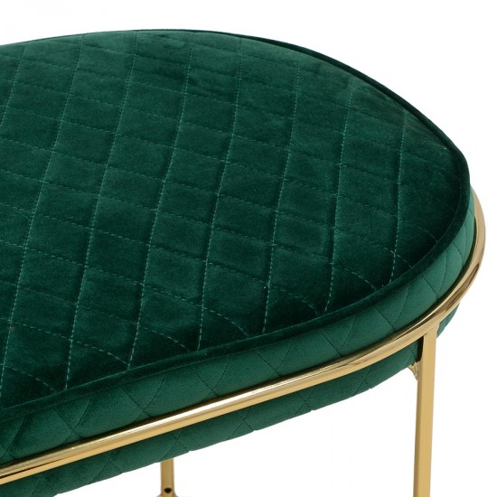 Velvet bench green Velvet bench green